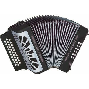 Hohner El Rey del Vallenato ADG Black Gombos harmonika Black kép