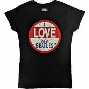 The Beatles Ing Vintage I Love The Beatles Womens Black L kép