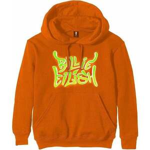 Billie Eilish Pulóver Airbrush Flames Blohsh Orange XL kép