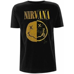 Nirvana Ing Spliced Happy Face Black M kép