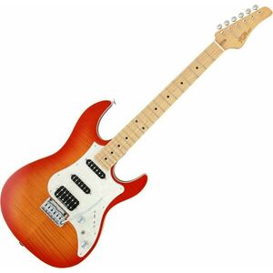 FGN J-Standard Odyssey FM HSS Fire Burst Elektromos gitár kép