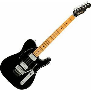 Fender American Ultra Luxe Telecaster FR HH MN Mystic Black Elektromos gitár kép