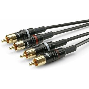 Sommer Cable Basic HBP-C2-0090 0, 9 m Fekete Hi-Fi Audio kábel kép