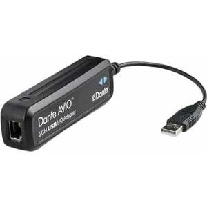 Audinate Dante AVIO USB PC 2x2 Adapter ADP-USB AU 2x2 Digitális audió átalakító kép