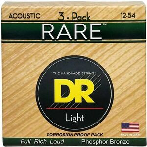 DR Strings RPM-12 Rare 3-Pack Akusztikus gitárhúrok kép