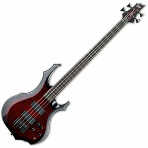 ESP LTD F-1004 See-Thru Black Cherry Sunburst Elektromos basszusgitár kép