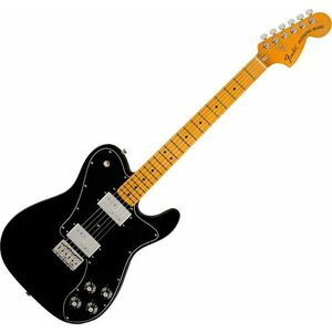 Fender American Vintage II 1975 Telecaster Deluxe MN Black Elektromos gitár kép