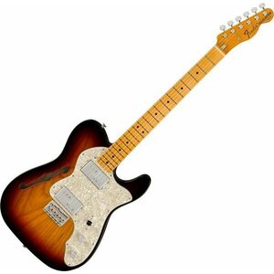 Fender American Vintage II 1972 Telecaster Thinline MN 3-Color Sunburst Elektromos gitár kép