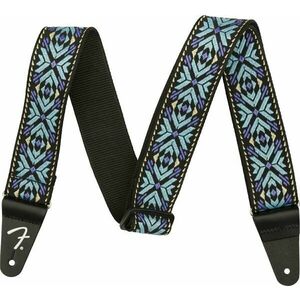 Fender Pasadena Woven Strap Textil gitár heveder Blue Snowflake kép