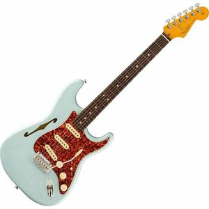 Fender FSR American Professional II Stratocaster Thinline RW Transparent Daphne Blue Elektromos gitár kép