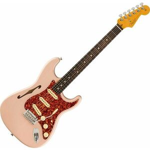 Fender FSR American Professional II Stratocaster Thinline RW Transparent Shell Pink Elektromos gitár kép