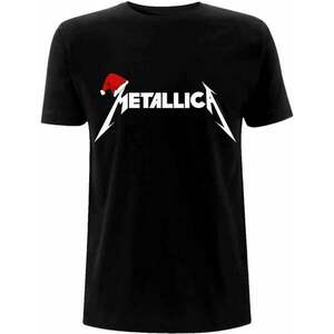 Metallica Ing Santa Hat Logo Unisex Black M kép