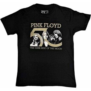 Pink Floyd Ing Band Photo & 50th Logo Unisex Black M kép