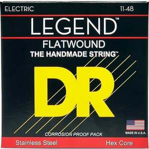 DR Strings Legend Flatwound Light 11-48 Elektromos gitárhúrok kép