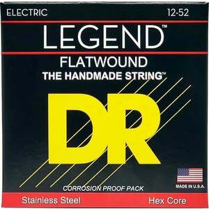 DR Strings Legend Flatwound Medium 12-52 Elektromos gitárhúrok kép