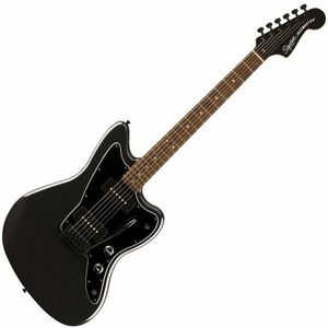 Fender Squier FSR Affinity Series Jazzmaster LRL Metallic Black Elektromos gitár kép