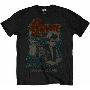 David Bowie Ing 1972 World Tour Unisex Black S kép