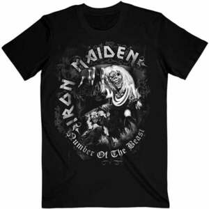 Iron Maiden Ing Number Of The Beast Grey Tone Unisex Black S kép