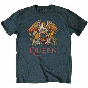 Queen Ing Classic Crest Unisex Heather Blue S kép