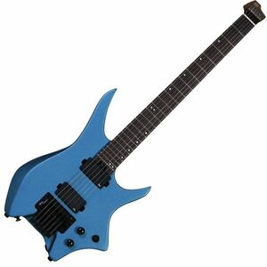 HILS Guitars HN5 NEXT Emerald Blue Metallic Headless gitár kép