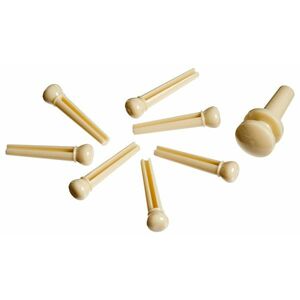 D'Addario Plastic Bridge Pins Ivory kép