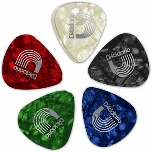 D'Addario Classic Pearl Celluloid Picks Medium kép