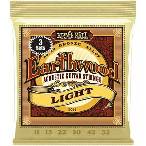 Ernie Ball 3004 Earthwood 80/20 Bronze Light 3 Pack kép