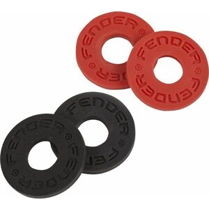 Fender Strap Blocks Black & Red kép