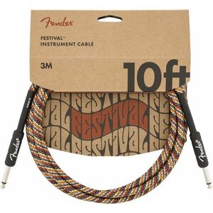 Fender Festival Instrument Cable 10' Rainbow kép