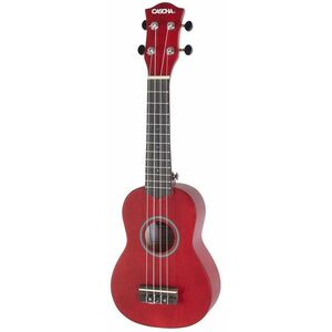 Cascha HH 3970 Soprano Ukulele Bundle Red kép