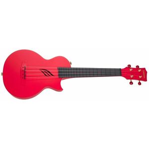 Cascha HH 2280 Carbon Fibre Ukulele Set Red kép