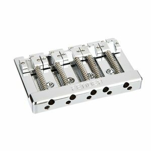 Fender HiMass 5-String Bass Wide Bridge Assembly With Zinc Saddles, Ch kép