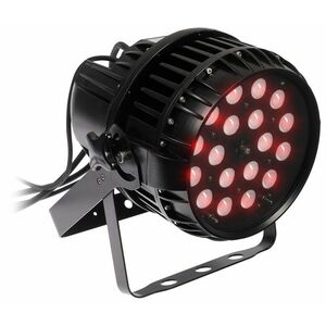 Flash LED PAR 64 18x10W RGBW 4in1 ZOOM IP65 kép