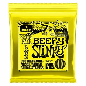 Ernie Ball 3627 Nickel Wound Beefy Slinky 3 Pack kép