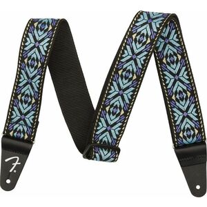 Fender Pasadena Woven Strap, Blue Snowflake, 2" kép