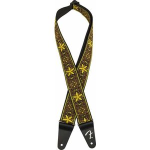 Fender Pasadena Woven Strap, Yellow Wallflower, 2" kép