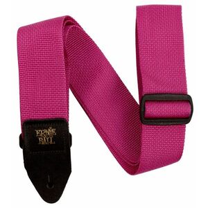 Ernie Ball Polypro Strap Raspberry & Black kép