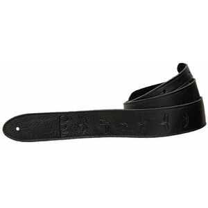 PRS 2" Leather Strap, Embossed Birds, Black kép