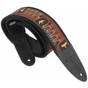 PRS 2.4" Padded Guitar Strap w/FLASH, Custom Jacquard Birds Wavelength kép