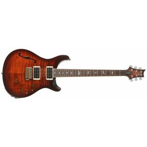 PRS SE Custom 24 Semi-Hollow Piezo OB Orange Tiger Smokeburst kép