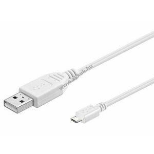 Goobay USB kábel micro USB csatlakozóval 60cm (dupla árnyékolású) kép