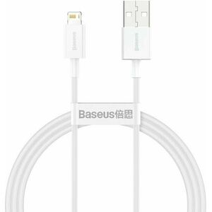 Baseus Superior Lightning gyors adat/töltőkábel 2.4A 1m, Fehér kép