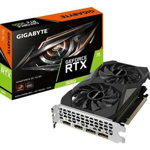 GeForce RTX 3050 WINDFORCE OC V2 6GB GDDR6 (GV-N3050WF2OCV2-6GD) kép