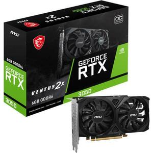 GeForce RTX 3050 VENTUS 2X E OC 6GB GDDR6 96bit (V812-055R) kép