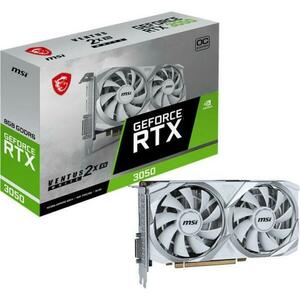 GeForce RTX 3050 VENTUS 2X XS OC WHITE 8GB GDDR6 128bit kép