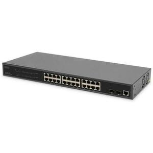 Digitus Gigabit Ethernet PoE switch kép