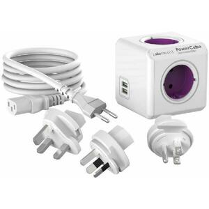 PowerCube ReWirable 4 Plug + 2 USB + 3 Adapter (1811) kép