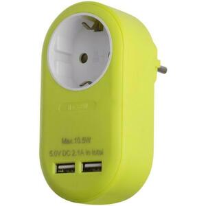 1 Plug + 2 USB (EPAG-1EE-2USB-L) kép