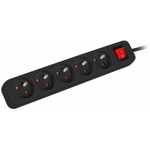 5 Plug 3 m Switch (PS1-05E-0300-BK) kép