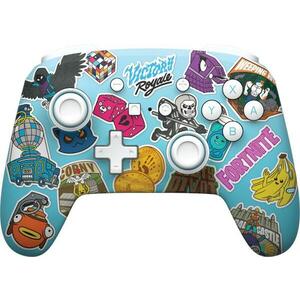 Enhanced Wireless Controller for Nintendo Switch Fortnite Sticker Mania (NSGP0290-01) kép